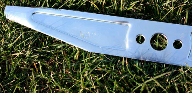 Lawnmower Blade On Grass