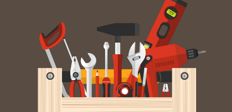 Tool Box With Tools