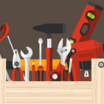 Tool Box With Various Tools