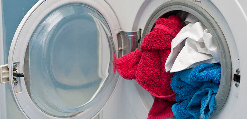 Tumble Dryer With Towels Inside