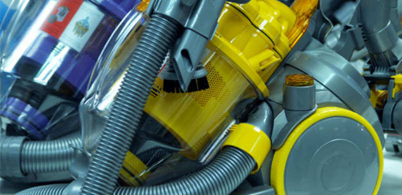 Yellow And Purple Dyson Vacuum Cleaners