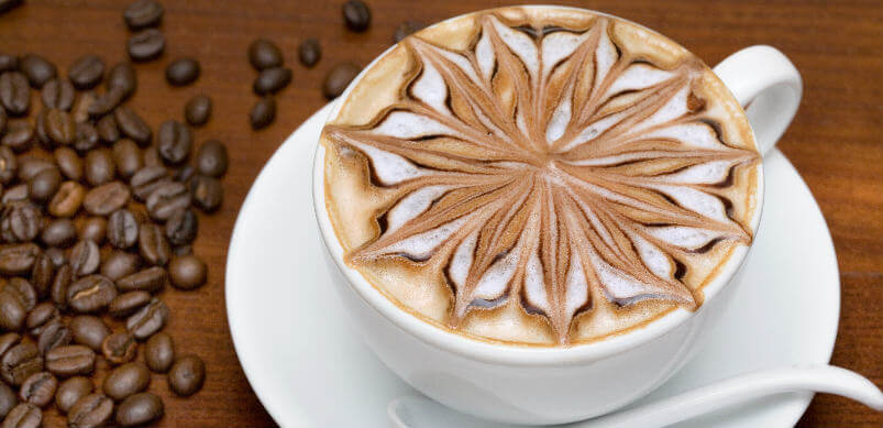 Coffee With A Patterned Froth