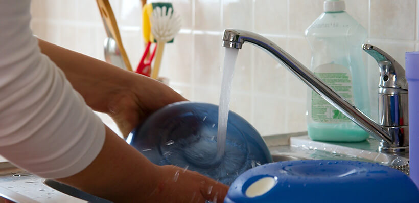 Washing Up By Hand