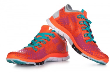 Orange And Pink Trainers