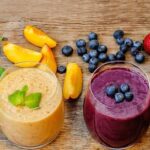 Colourful Fruit And Vegetable Smoothies