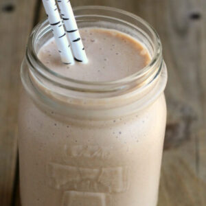 Peanut Butter Chocolate Banana Milkshake