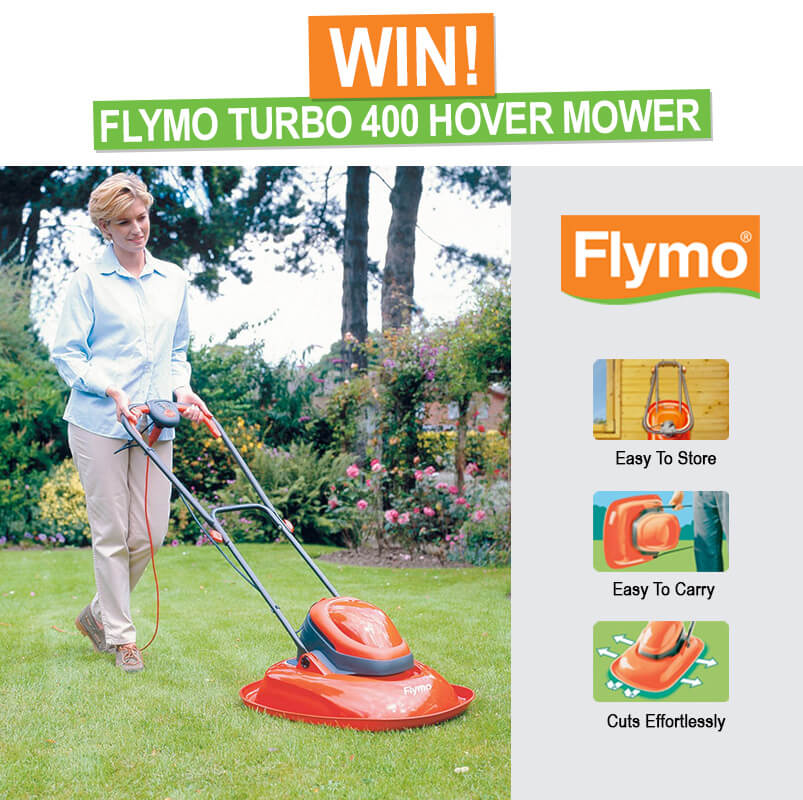 win a flymo turbo lite 400 hover mower 