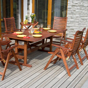 Garden Furniture On Patio