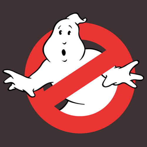 Ghostbusters Logo On Black Background