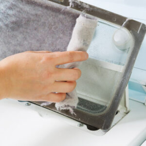 Removing Lint From Tumble Dryer