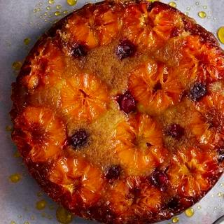 Caramelised Clementine Upside Down Cake