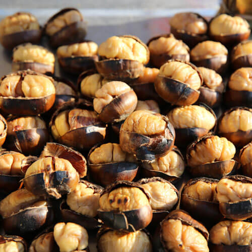 Roasted Chestnuts In Shells