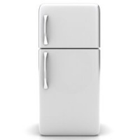 White Fridge Freezer Graphic