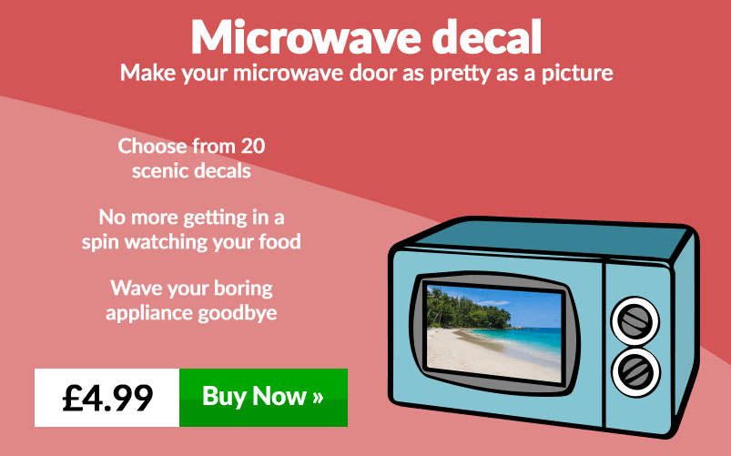 Microwave decal