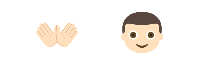 Hands And Man Emojis