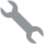 Simple Silver Spanner Emoji