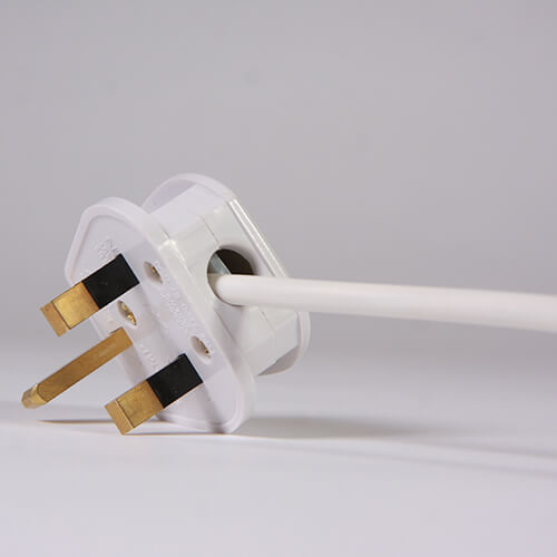 Plug On White Background