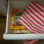 Clothing With Chewing Gum In Freezer