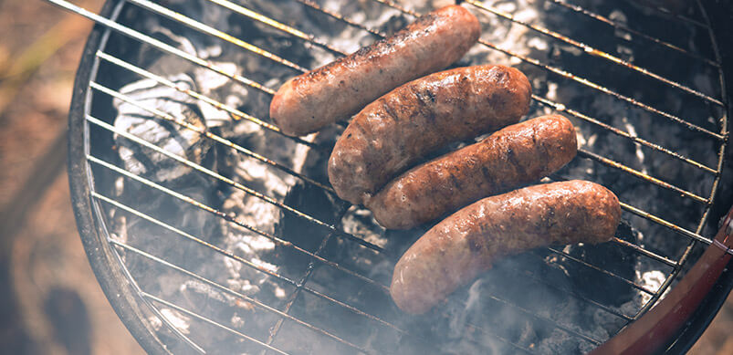 Sausages On The BBQ