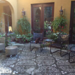 Patterned Pressure Washed Patio by Jill Webb