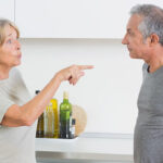 Woman Arguing With Man In Kitchen