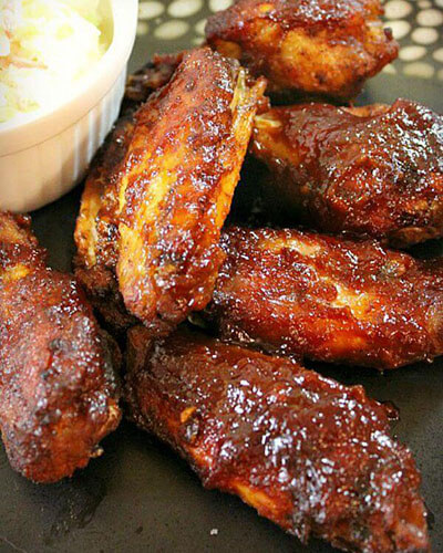 Slow-cooked Barbecue Chicken Wings