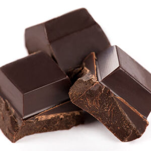 Dark Chocolate Pieces Piled Up