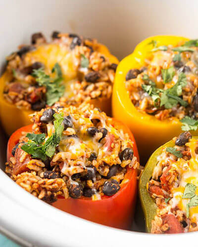 Slow Cooker Stuffed Peppers