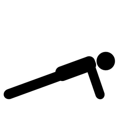 Symbol Of Person Planking