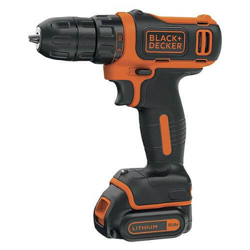 Black & Decker 10.8V Ultra Compact Lithium-ion Drill Driver