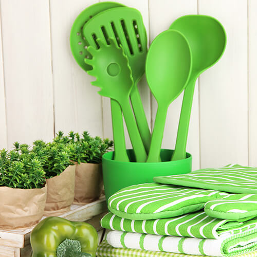 Light Green Kitchen Utensils