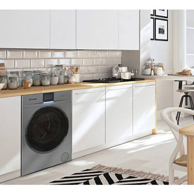 Sharp Washing Machine In Kitchen