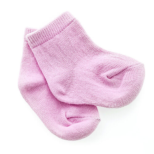 Pair Of Pink Baby Girl Socks