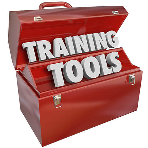 Open Red Toolbox Containing words Training Tools 