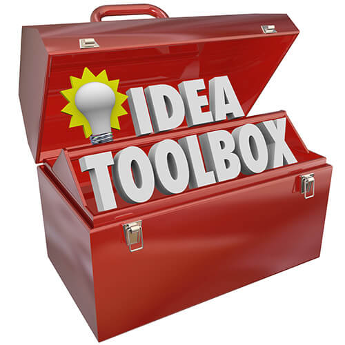 Open Red Toolbox Containing words Idea Toolbox 