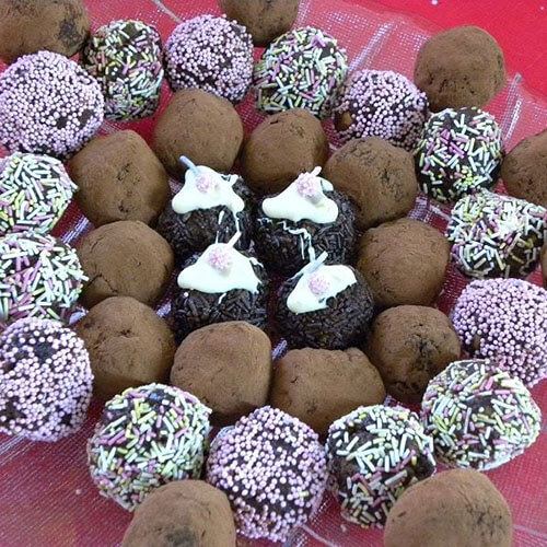 Chocolate Truffles Made From Leftover Desserts