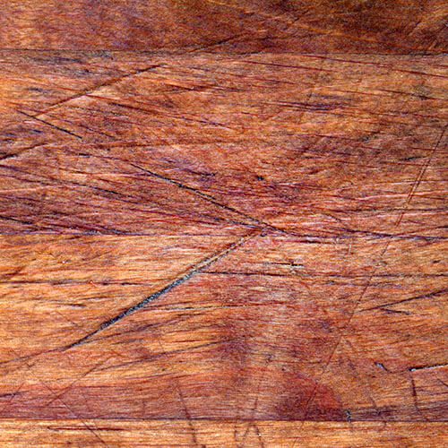 Wooden Furniture With Dark Scratches