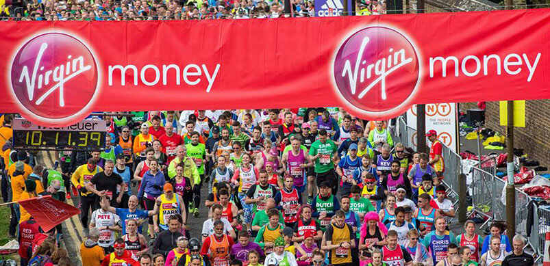 People Running In The Marathon