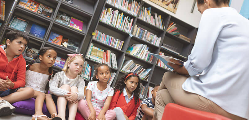 Story Telling At A Library