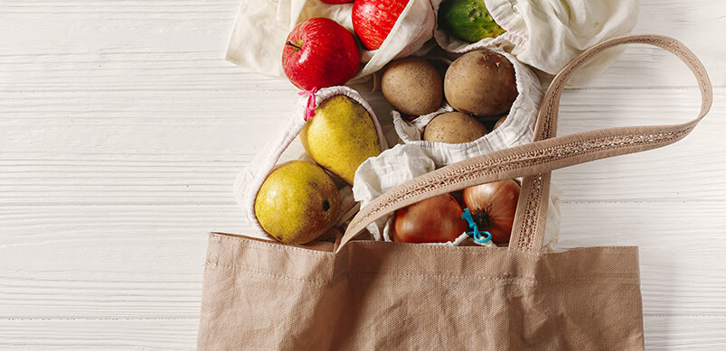 Fruit Inside Re-usable Shopping Bag