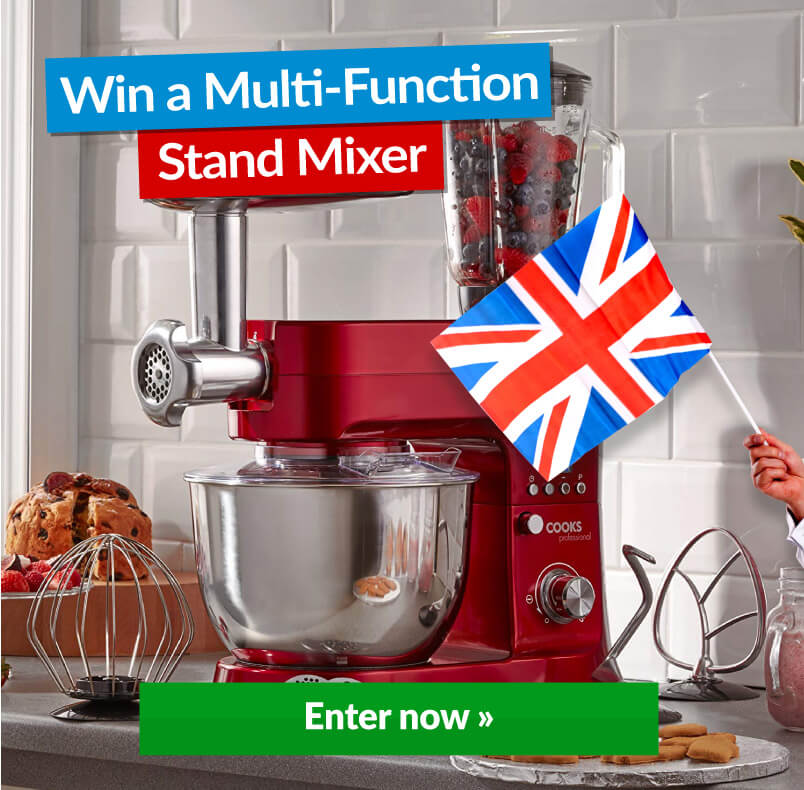 Stand Mixer With Win Banner