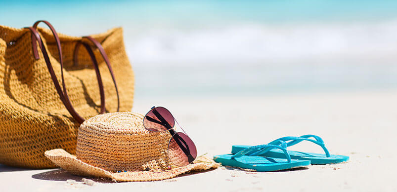 Beach With Bag And Accessories