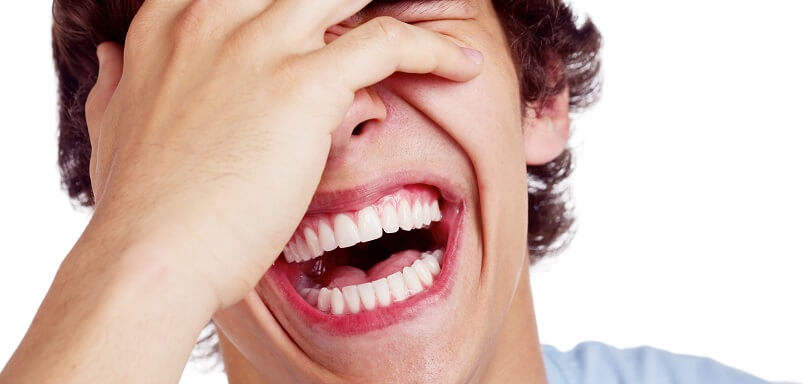 Close Up Of Man Laughing