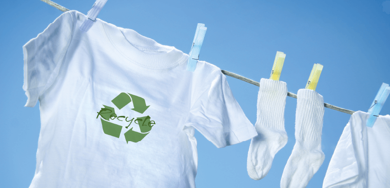 Organic Clothing On Washing Line