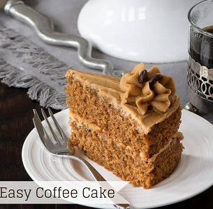 Coffee Cake On Plate