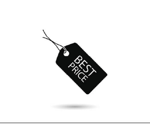 Black Price Tag Reading Best Price