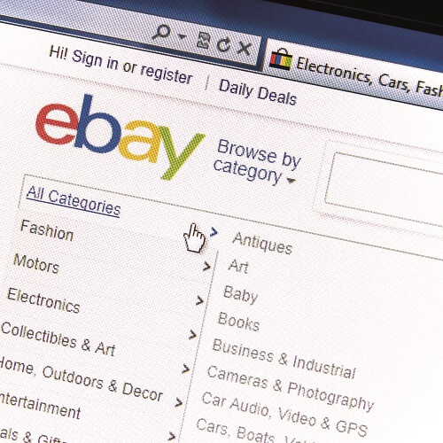 Ebay Website Page