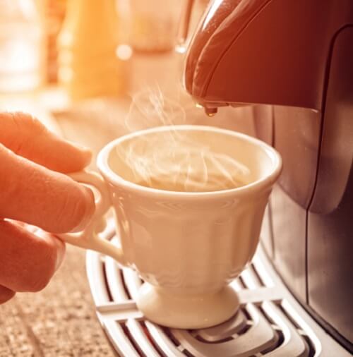 Coffee Machine And Cup