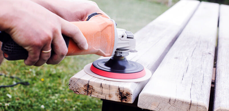 Electric Sander on Table