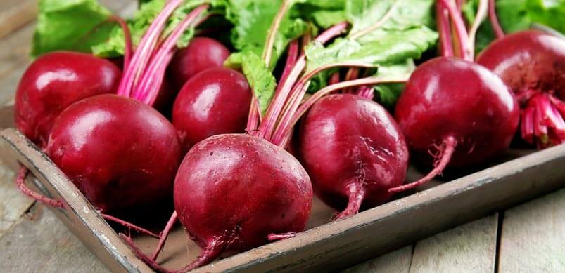 Tray of Beetroots